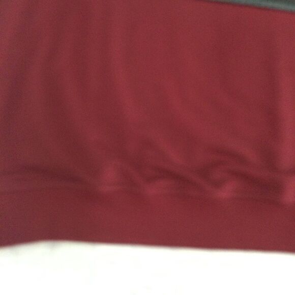 TCEC Sweatshirt Women’s Size Large Color Burgundy Ruffle Pullover - Picture 6 of 9